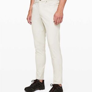 Lululemon Mens ABC Pant Slim in Bone Sz 30 x 34 NWT